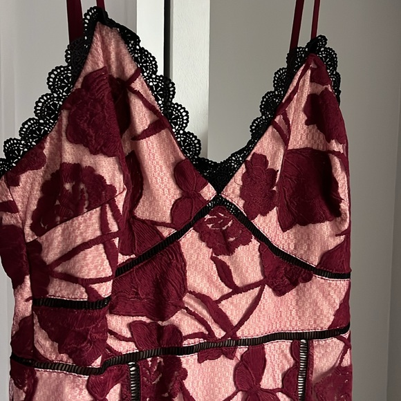 Lulu’s Red Lace Alluring Dream Dress, worn once - Picture 5 of 8